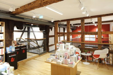 Der Buchhandlung Osiander stehen im BIberacher Salzstadel rund 500 Quadratmeter zur Verfügung.