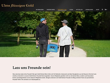 Die Anmeldung erfolgt über die Website der Brauerei Gold Ochsen.